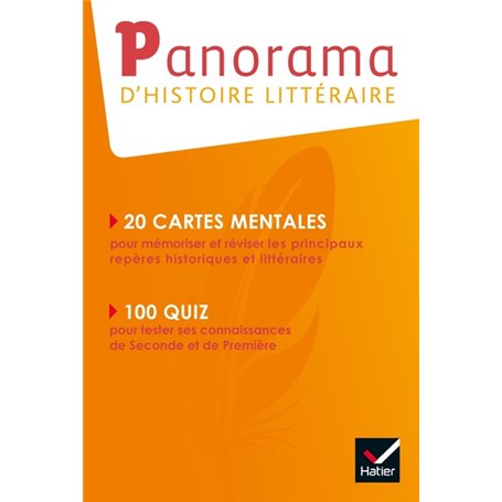 Panorama d'histoire littéraire - Français 2de/1re - Éd. 2019 - Livret