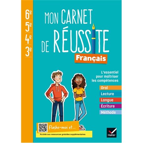 Mon carnet de réussite Français collège 6e 5e 4e 3e - Ed. 2021 - Cahier élève