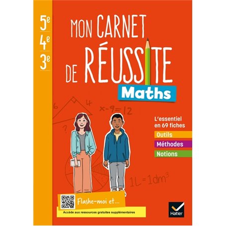 Mon carnet de réussite Maths 5e 4e 3e - Ed. 2021 - Cahier élève