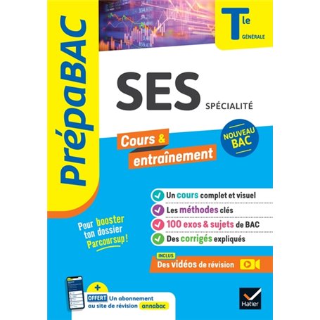 Prépabac SES Tle générale (spécialité) - Bac 2024