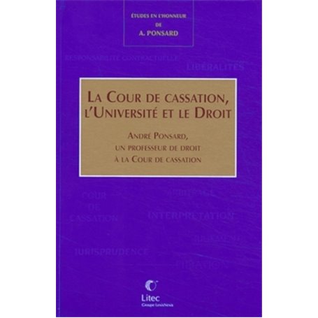 la cour de cassation, l universite et le droit
