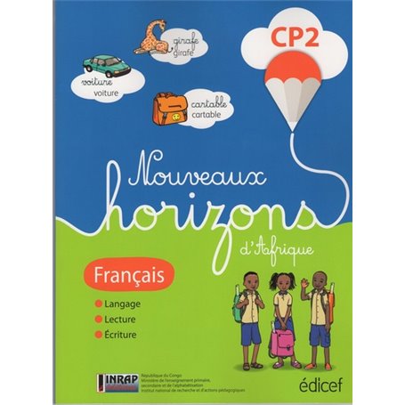 Nouveaux Horizons d'afrique Français CP2 Elève Congo Brazza