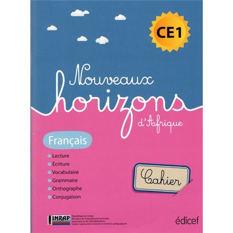 NV Horizons d'Afrique Français CE1 Congo B Cahier