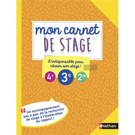 Mon carnet de stage
