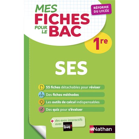 Mes fiches pour le BAC SES 1re