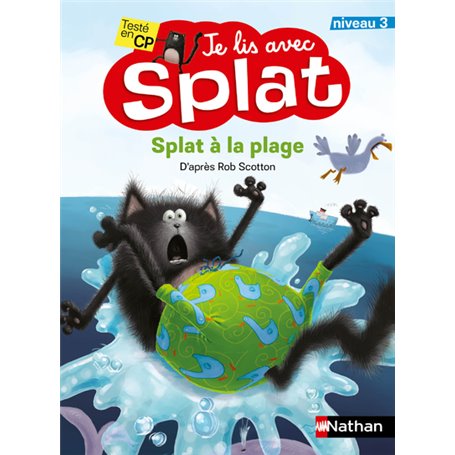 Je lis avec Splat niveau 3 : Splat à la plage