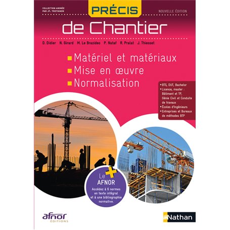 Précis de Chantier AFNOR-NATHAN Livre de l'élève - 2023