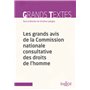 Les grands avis de la Commission nationale consultative des droits de l'homme