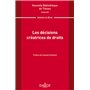 Nouvelle Bibliothèque de Thèses - Volume 223 Les décisions créatrices de droits