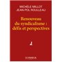 Renouveau du syndicalisme : défis et perspectives