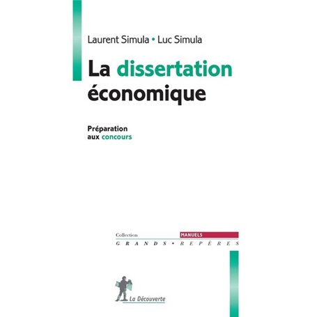 La dissertation économique