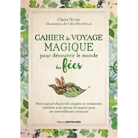 Cahier de voyage magique pour découvrir le monde des fées
