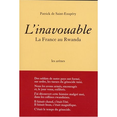 L'Inavouable - La France au Rwanda