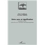 Entre sens et signification