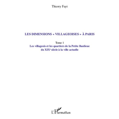 Les dimensions "villageoises" à Paris