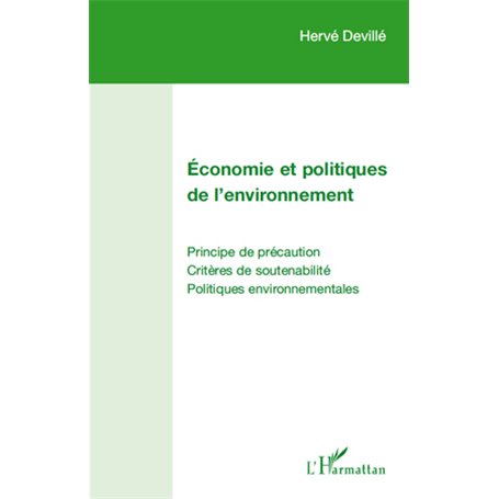 Economie et politiques de l'environnement