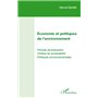 Economie et politiques de l'environnement