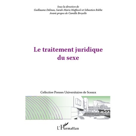 Le traitement juridique du sexe