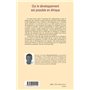 Oui le développement est possible en Afrique