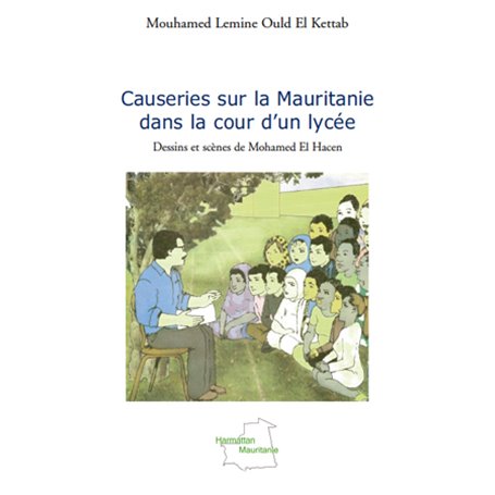 Causeries sur la Mauritanie dans la cour d'un lycée