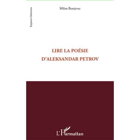 Lire la poésie d'Aleksandar Petrov