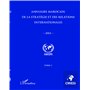 Annuaire marocain de la stratégie et des relations internationales 2012 (Tome 1)