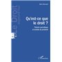 Qu'est-ce que le droit ?