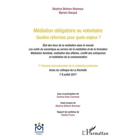 Médiation obligatoire ou volontaire