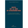 Mots de la Der et d'aujourd'hui