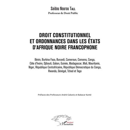 Droit constitutionnel et ordonnance dans les États d'Afrique noire francophone