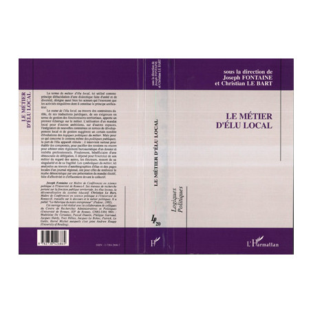 Le métier d'élu local