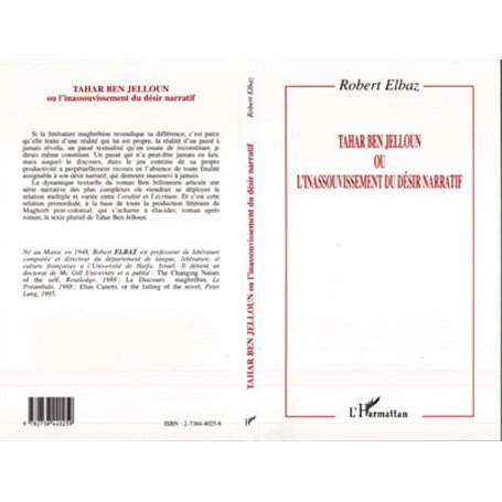 Tahar Ben Jelloun ou l'inassouvissement du désir narratif
