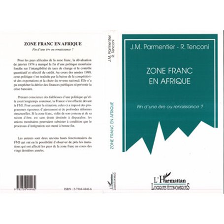 Zone franc en Afrique