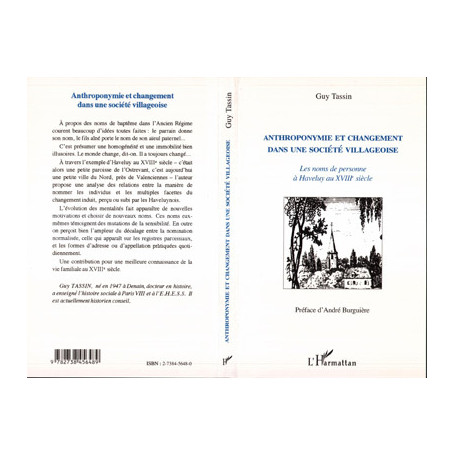 Anthroponymie et changement dans une société villageoise