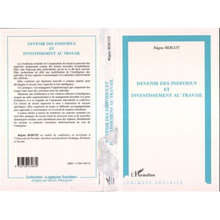 DEVENIR DES INDIVIDUS ET INVESTISSEMENT AU TRAVAIL