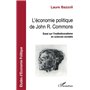 ECONOMIE POLITIQUE DE JOHN R. COMMONS