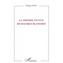 LA THEORIE FICTIVE DE MAURICE BLANCHOT