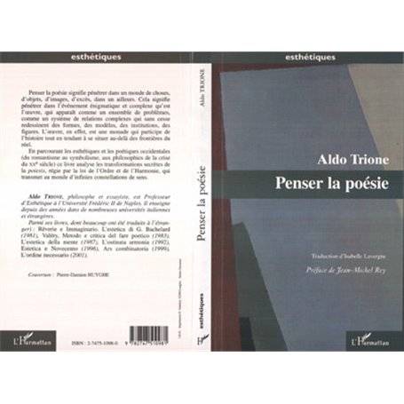 PENSER LA POÉSIE