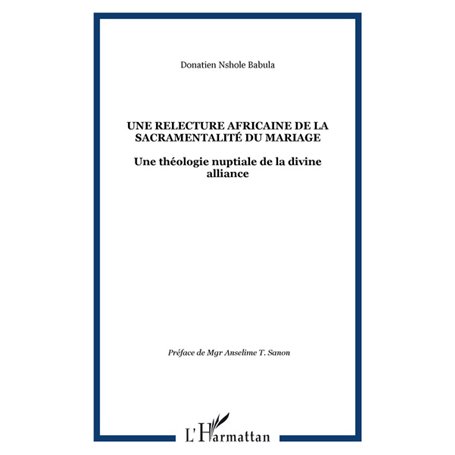 Une relecture africaine de la sacramentalité du mariage