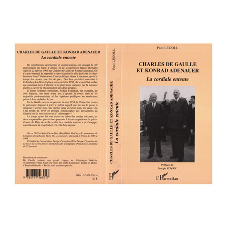 Charles de Gaulle et Konrad Adenauer