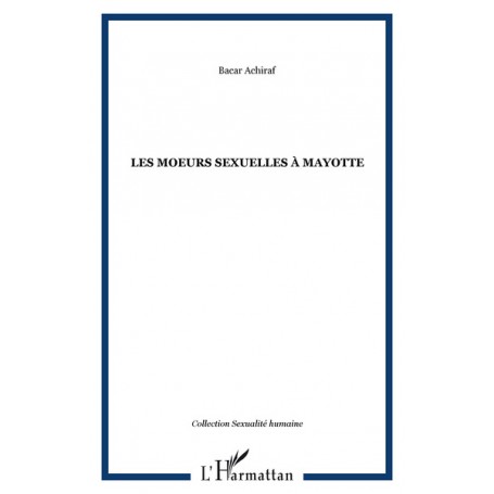 Les moeurs sexuelles à Mayotte