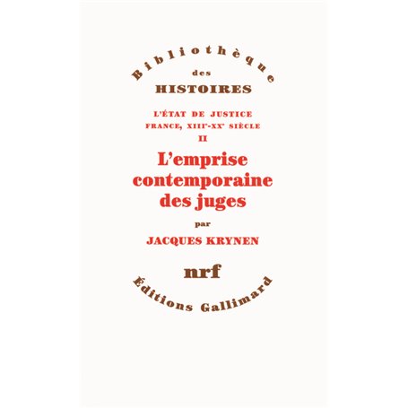 L'emprise contemporaine des juges