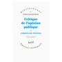 Critique de l'opinion publique