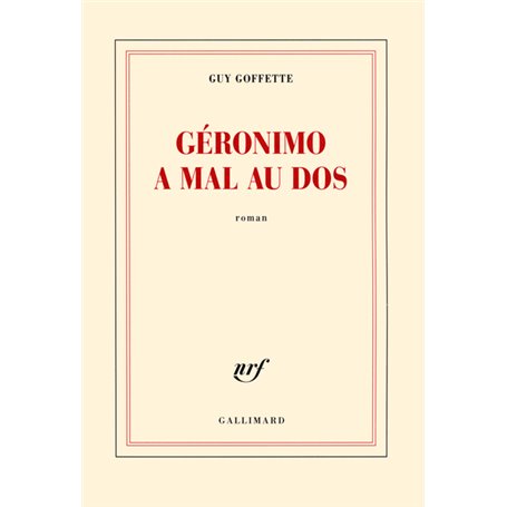 Géronimo a mal au dos