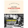 Le métier d'écrire