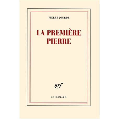 La première pierre