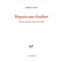 Depuis une fenêtre