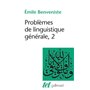 Problèmes de linguistique générale