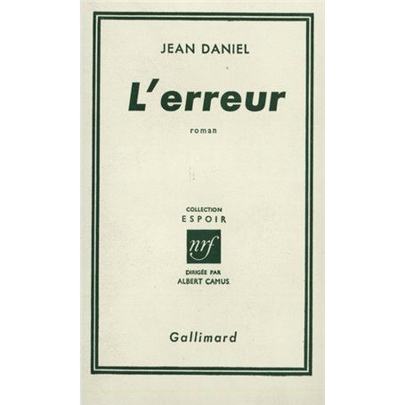 L'Erreur