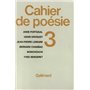 Cahier de poésie